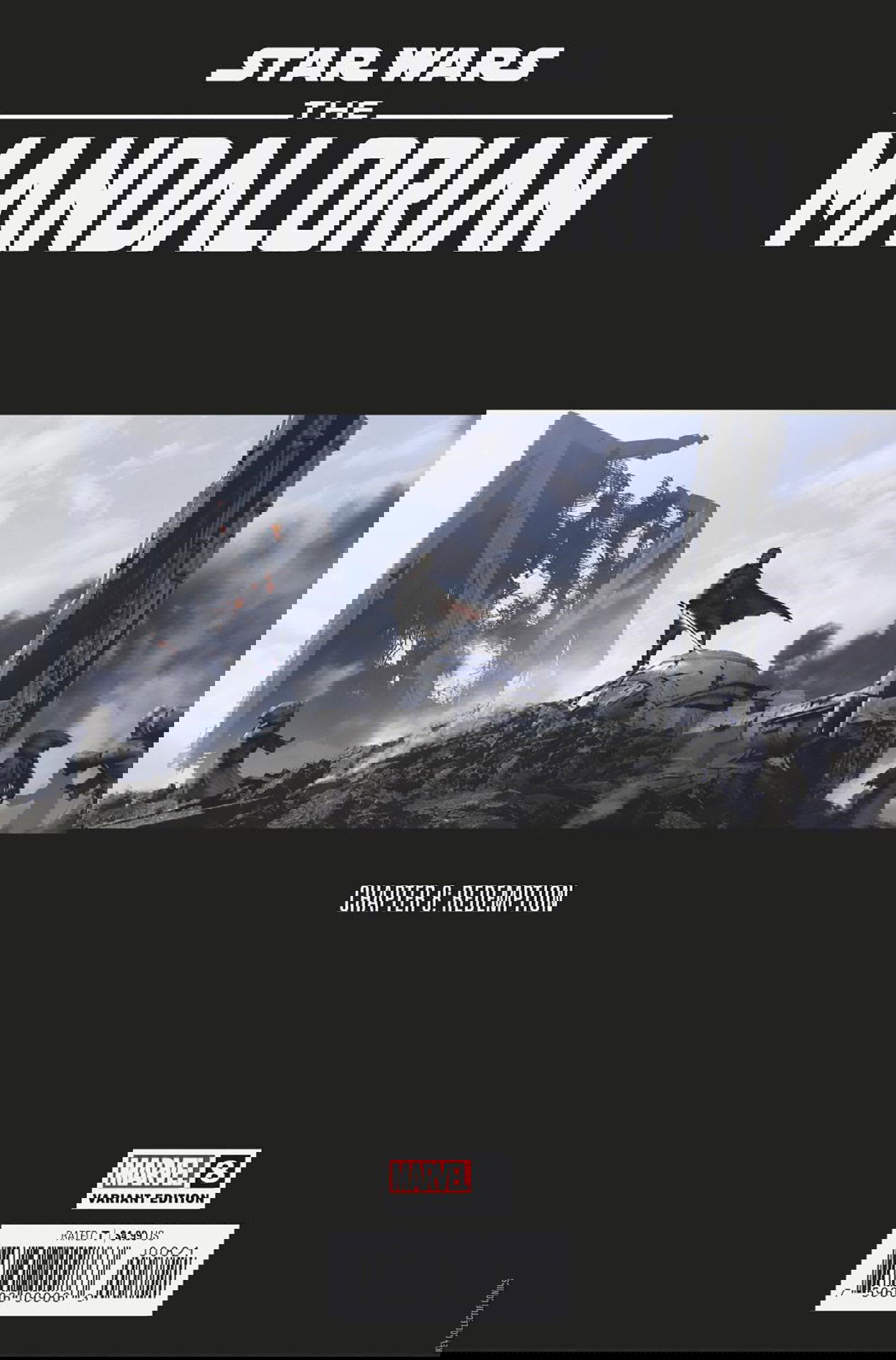 Cover art for Star Wars: The Mandalorian #8 