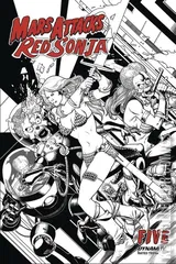 Variant Cover for Mars Attacks / Red Sonja #5