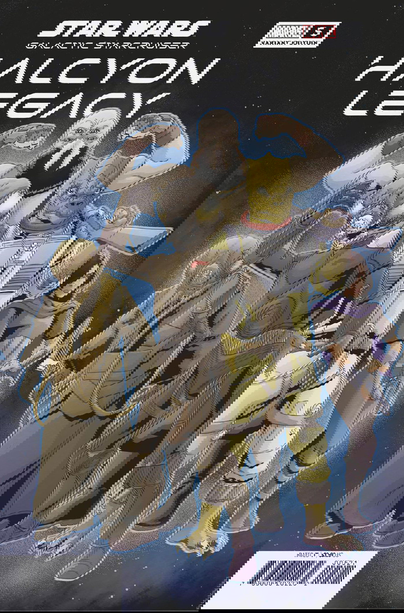 Variant Cover for Star Wars: Galactic Starcruiser - Halcyon Legacy #5