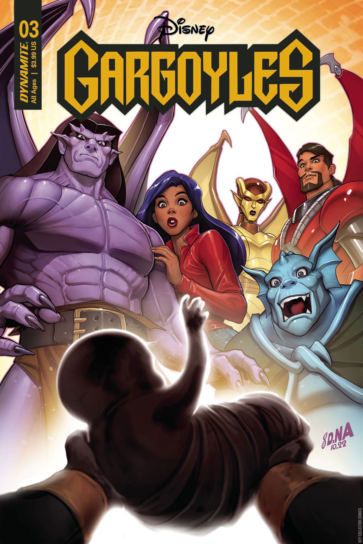 Cover art for Gargoyles #3