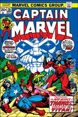 Cover for Captain Marvel #28