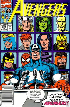 Variant Cover for Avengers, The #329