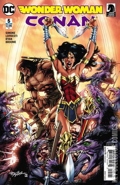 Variant Cover for Wonder Woman / Conan #5