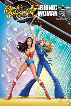 Variant Cover for Wonder Woman '77 Meets The Bionic Woman #3