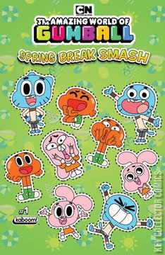 Variant Cover for Amazing World of Gumball: Spring Break Smash #1