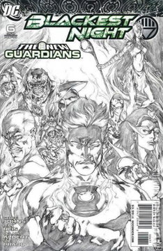 Variant Cover for Blackest Night #6