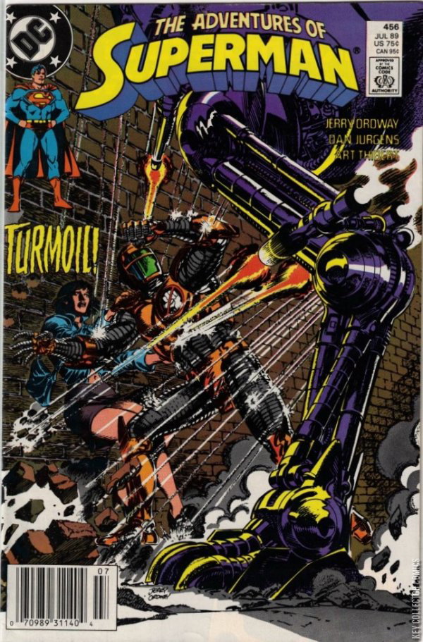Adventures of Superman #456 Published July 1989 | Key