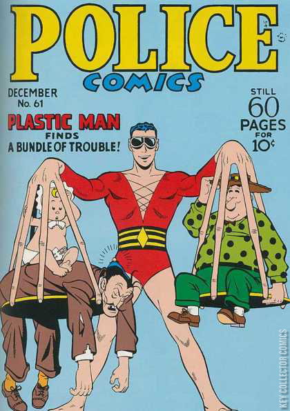 Police Comic Character Police Comics #61 Published December 1946 | Key Collect