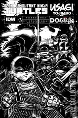 Variant Cover for Teenage Mutant Ninja Turtles / Usagi Yojimbo: WhereWhen #3