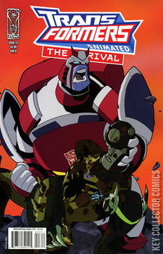 Variant Cover for Transformers Animated: Arrival #3