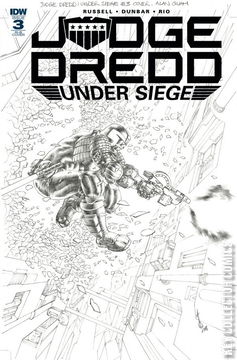 Variant Cover for Judge Dredd: Under Siege #3