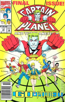 Variant Cover for Captain Planet and the Planeteers #12