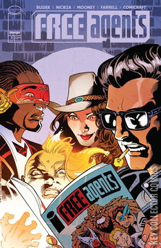 Variant Cover for Free Agents #7