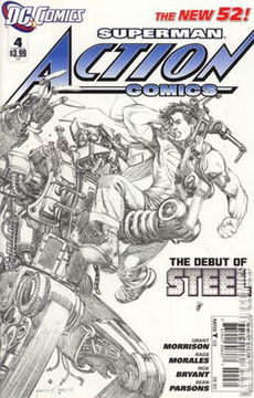 Variant Cover for Action Comics #4