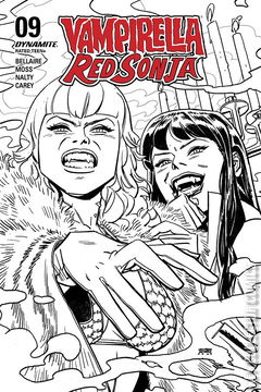 Variant Cover for Vampirella / Red Sonja #9