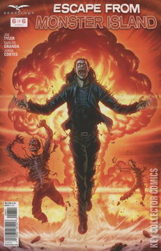 Variant Cover for Escape From Monster Island #6