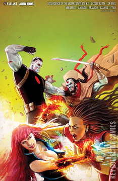 Variant Cover for Resurgence of the Valiant Universe #2