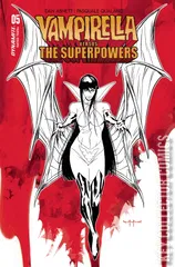 Variant Cover for Vampirella vs. Superpowers #5