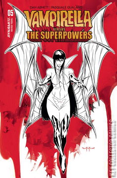 Variant Cover for Vampirella vs. Superpowers #5