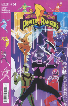 Variant Cover for Mighty Morphin Power Rangers #34
