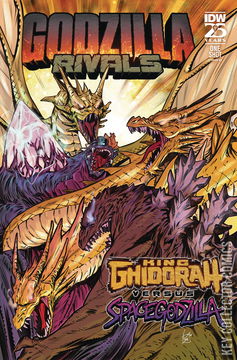 Variant Cover for Godzilla Rivals: King Ghidorah vs. Spacegodzilla #1