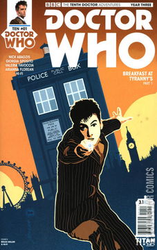 Variant Cover for Doctor Who: The Tenth Doctor - Year Three #1