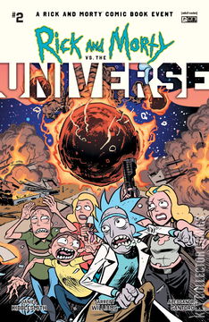 Variant Cover for Rick and Morty vs. the Universe #2