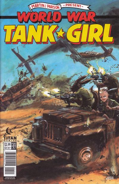 Variant Cover for World War Tank Girl #1