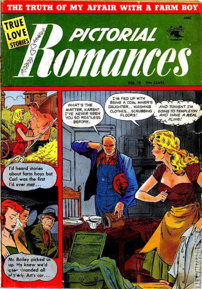 Pictorial Romances #16 Published November 1952 | Key Co