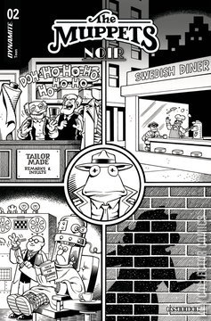Variant Cover for Muppets Noir #2