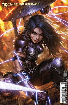 Variant Cover for Titans United: Bloodpact #4