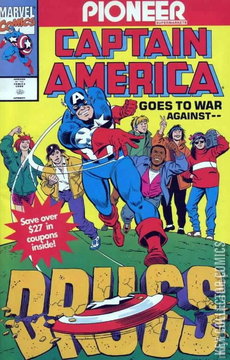 Variant Cover for Captain America Goes to War Against Drugs #1