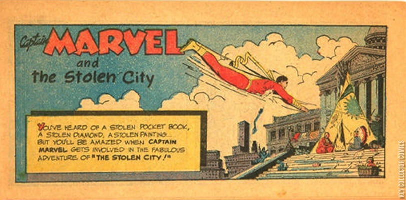 Captain Marvel & the Stolen City by Fawcett | Key Collector Comics