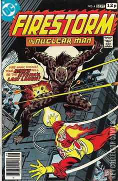Variant Cover for Firestorm the Nuclear Man #4