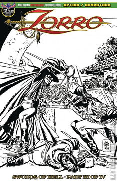 Variant Cover for Zorro: Swords of Hell #3