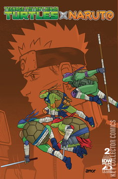 Variant Cover for Teenage Mutant Ninja Turtles / Naruto #2