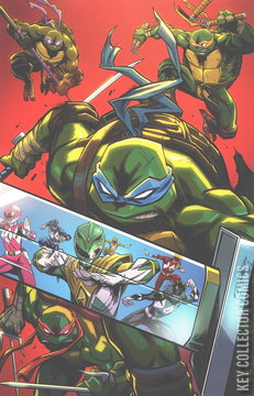 Variant Cover for Mighty Morphin Power Rangers / Teenage Mutant Ninja Turtles #4