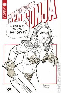 Variant Cover for Invincible Red Sonja #5