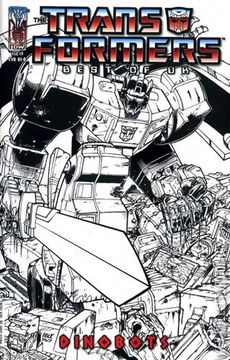 Variant Cover for Transformers: Best of the UK - Dinobots #5
