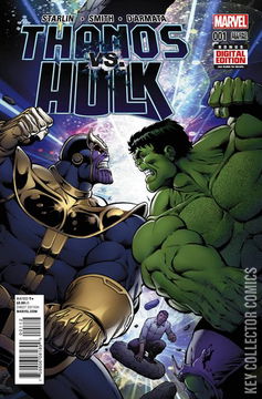 Variant Cover for Thanos vs. Hulk #1