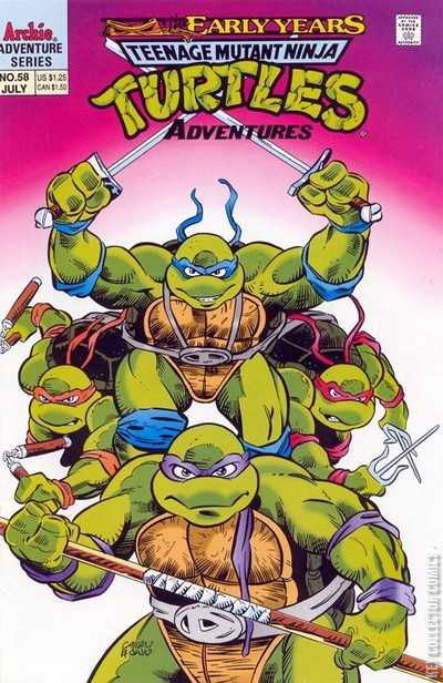 Teenaage Mutant Ninja TUrtles Archie Adventure 2024 Series comics RARE #64, 57 & 58