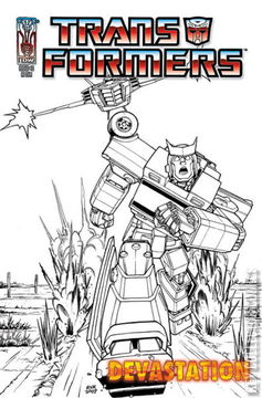 Variant Cover for Transformers: Devastation #3