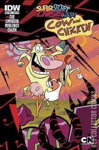Variant Cover for Super Secret Crisis War: Cow and Chicken #1