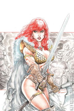 Variant Cover for Red Sonja: The Superpowers #1