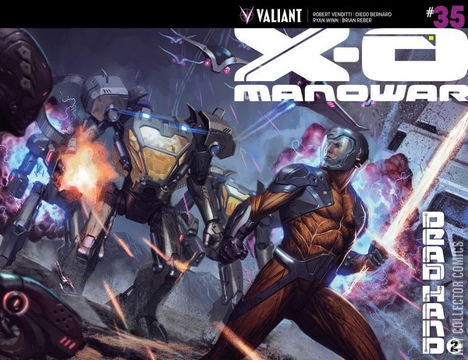Variant Cover for X-O Manowar #35