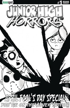 Variant Cover for Junior High Horrors: April Fools Special #1