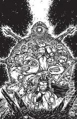 Variant Cover for Mighty Morphin Power Rangers / Teenage Mutant Ninja Turtles #1