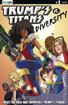 Variant Cover for Trump's Titans vs. Diversity #1