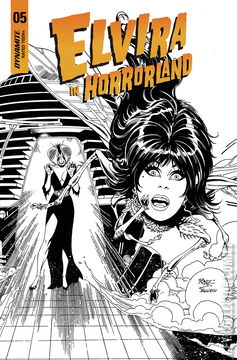 Variant Cover for Elvira In Horrorland #5