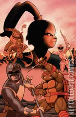 Variant Cover for Mighty Morphin Power Rangers / Teenage Mutant Ninja Turtles #4